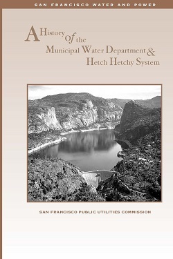 book cover showing Hetch Hetchy Reservoir