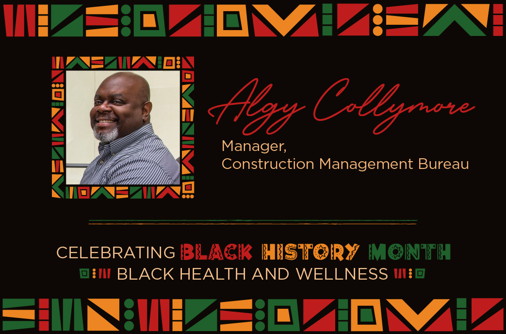 Algy Collymore, Manager for the Construction Management Bureau