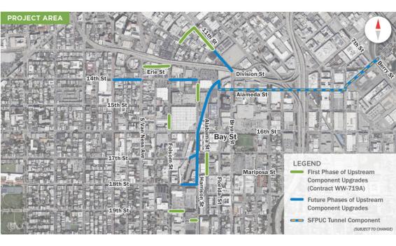 Folsom Area Stormwater Improvement Project Map